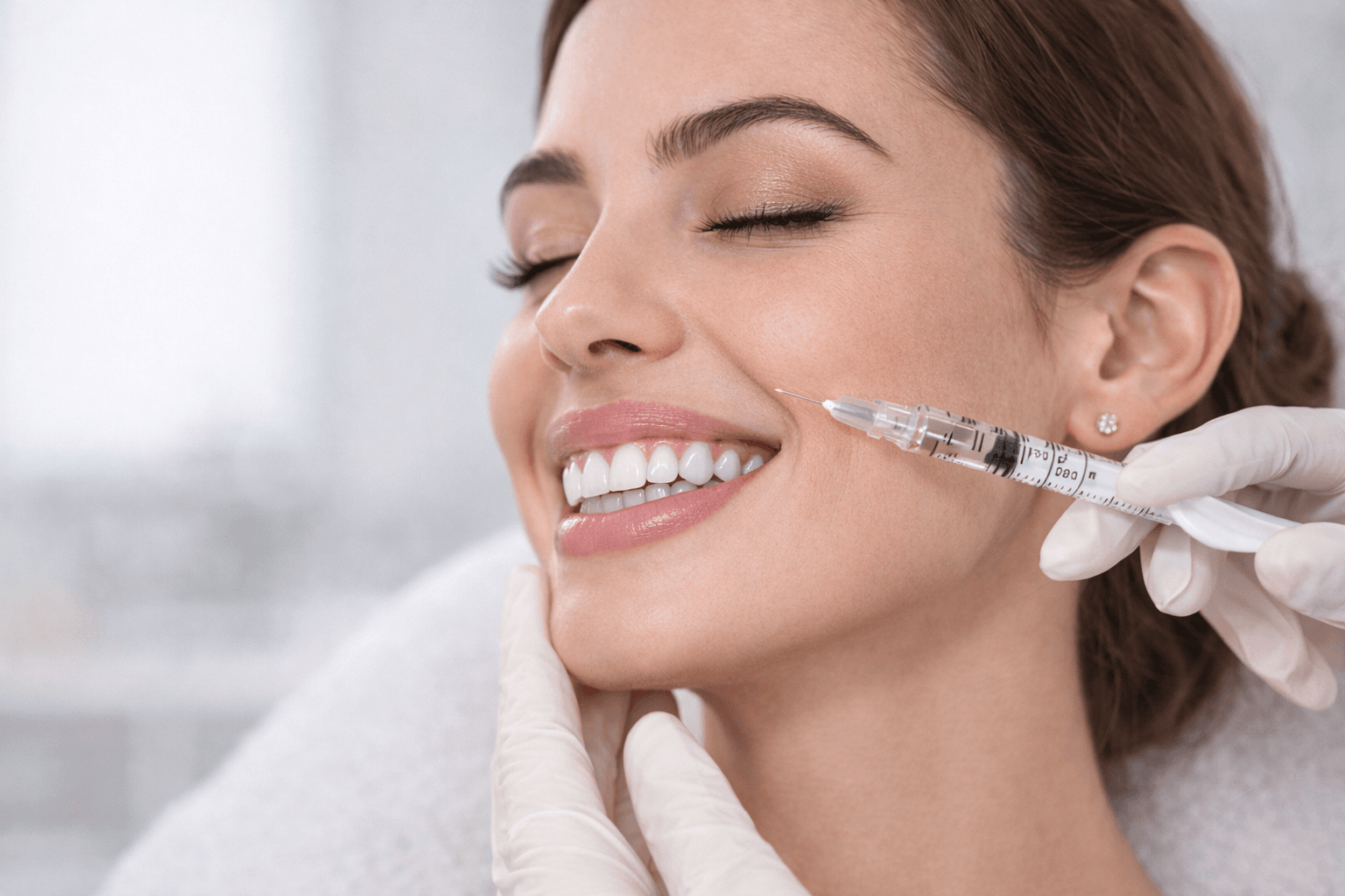 Corectare zâmbet gingival cu toxină botulinică